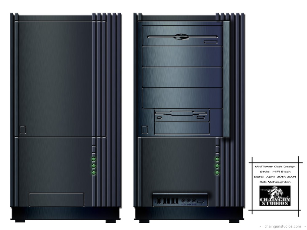 Mid-AT Case Hi-Fi Black